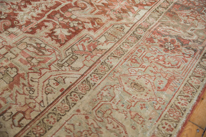 RESERVED 8x12.5 Vintage Distressed Heriz Carpet