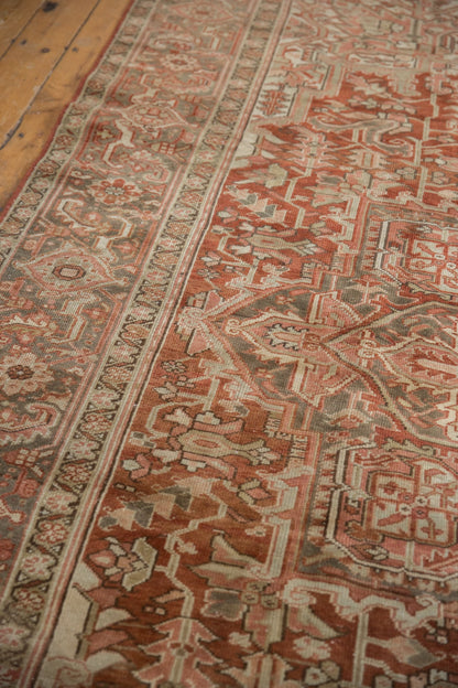 RESERVED 8x12.5 Vintage Distressed Heriz Carpet