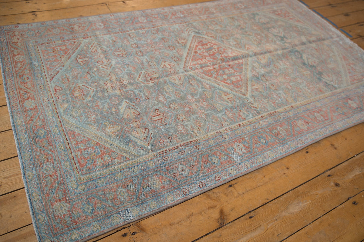 4x6.5 Vintage Distressed Mahal Rug