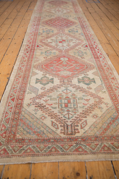 3x13.5 Vintage Distressed Serab Rug Runner