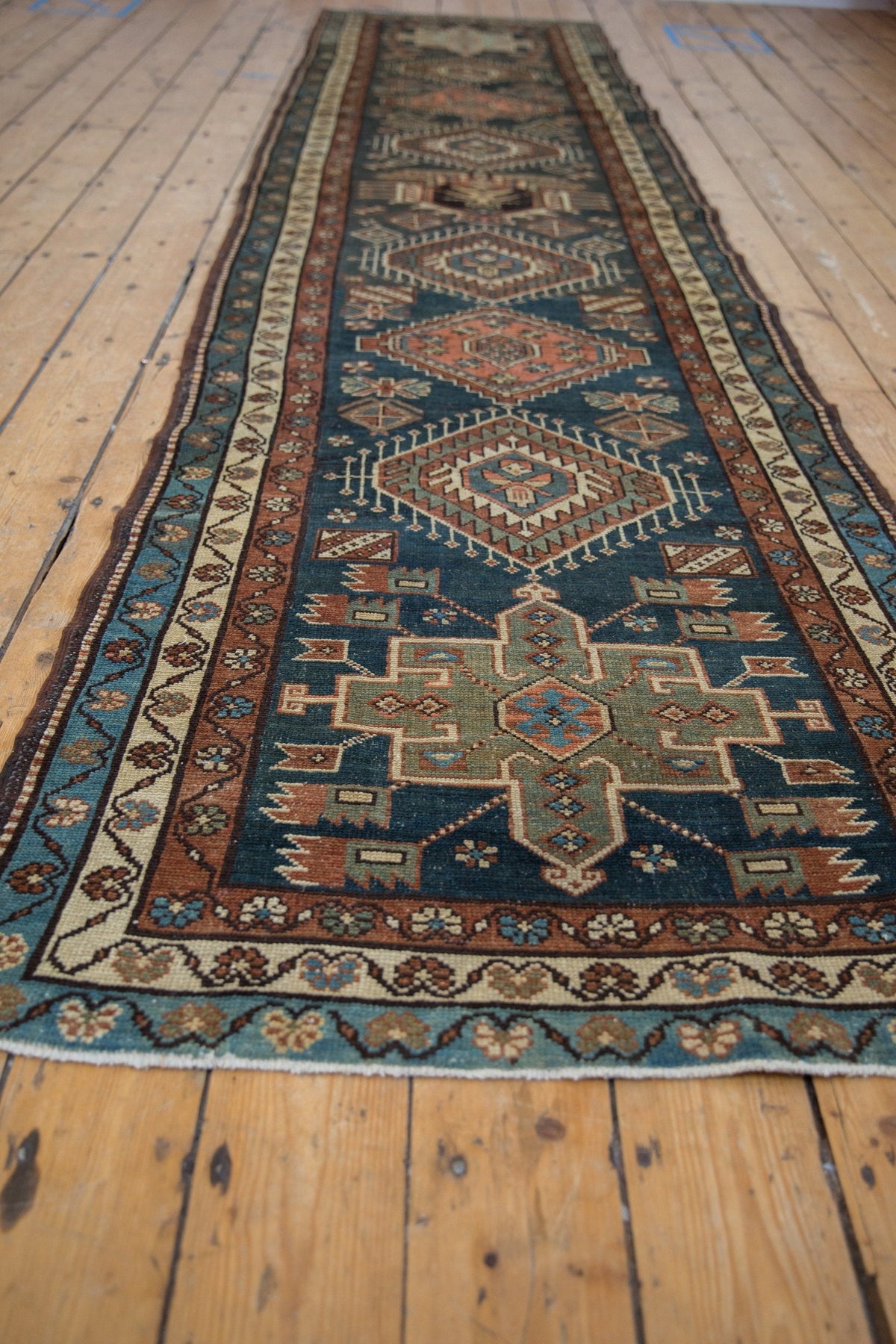 3.5x13.5 Vintage Karaja Rug Runner
