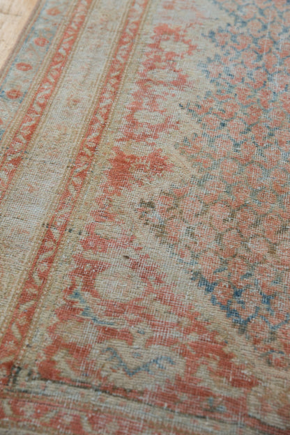 3.5x13.5 Vintage Fine Distressed Mahal Rug Runner