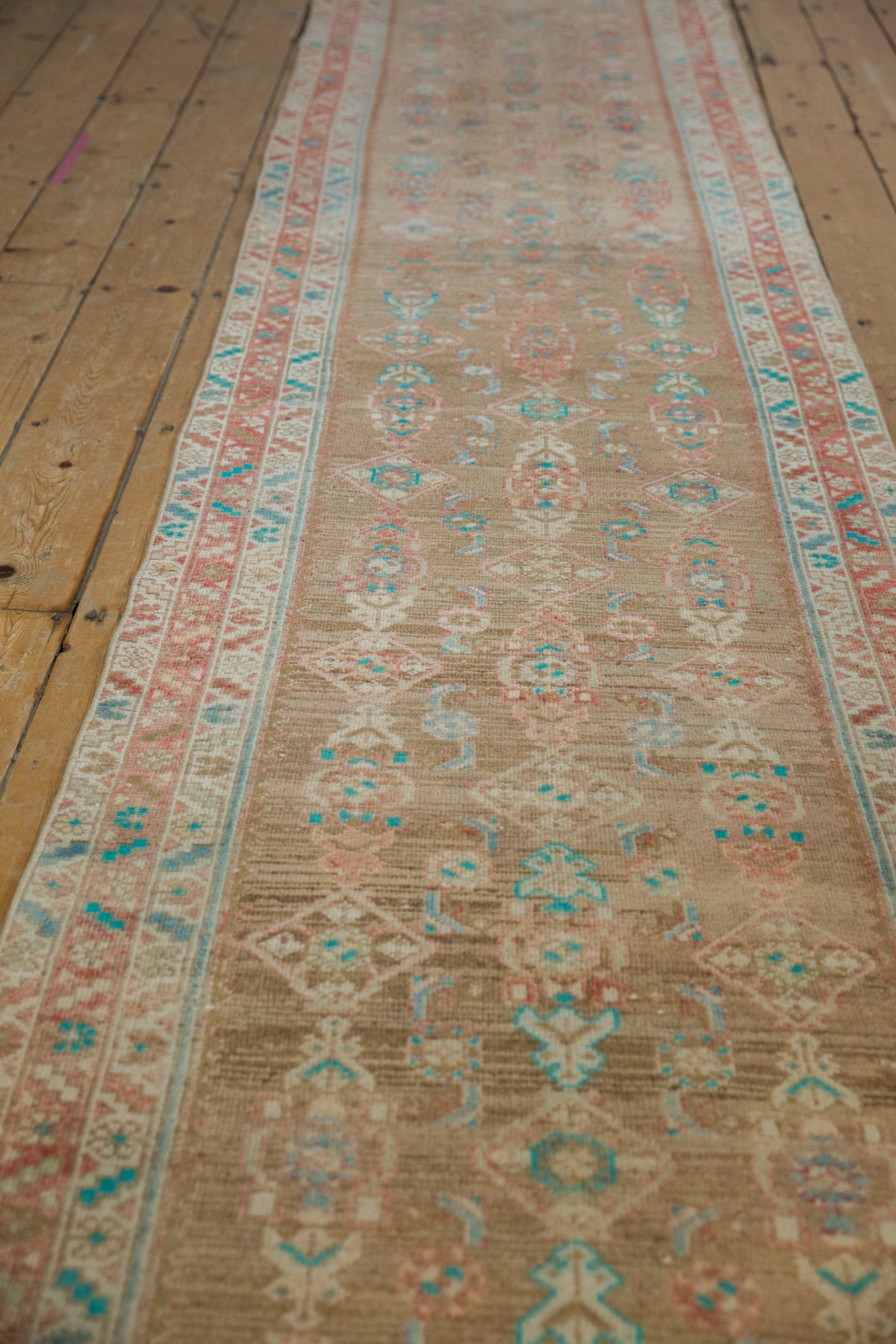 3x16 Vintage Distressed Fragment Hamadan Rug Runner