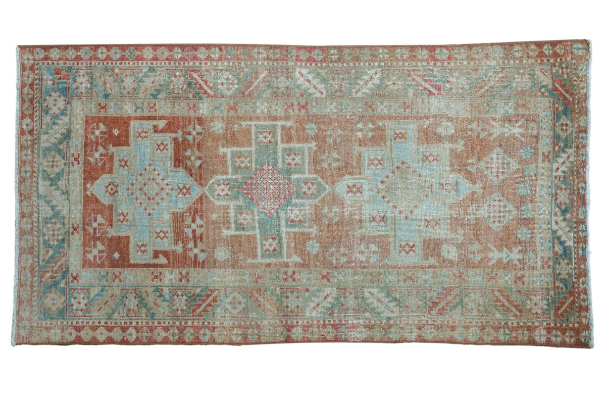 3x5.5 Vintage Distressed Karaja Rug