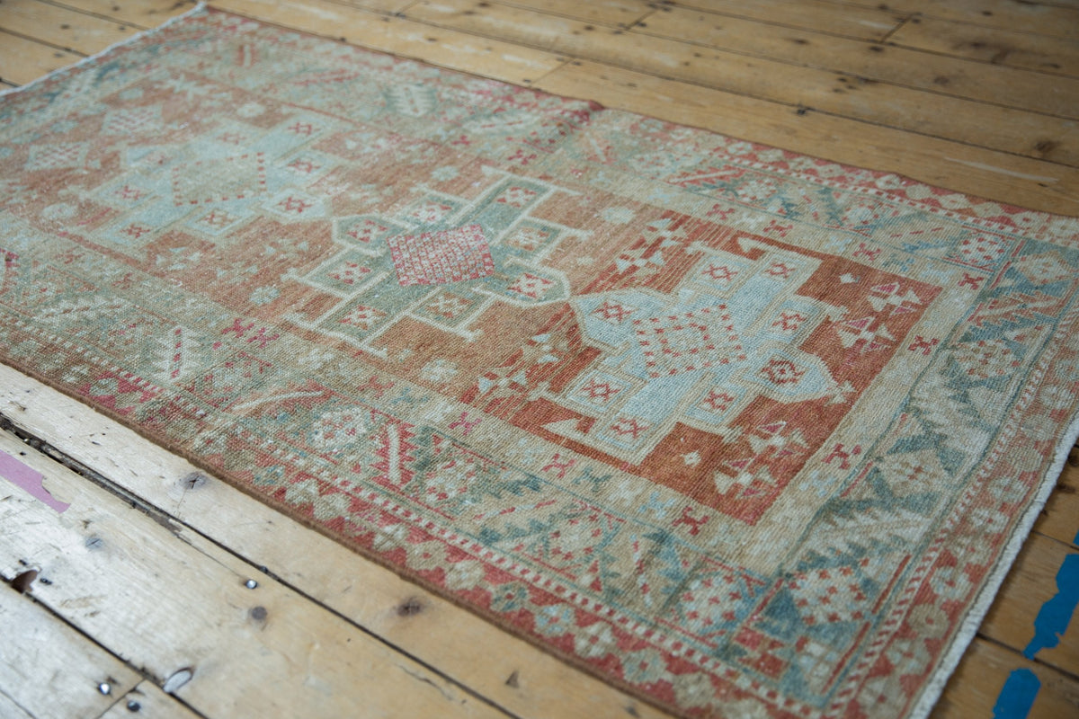 3x5.5 Vintage Distressed Karaja Rug