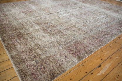 10x12.5 Vintage Distressed Tabriz Carpet