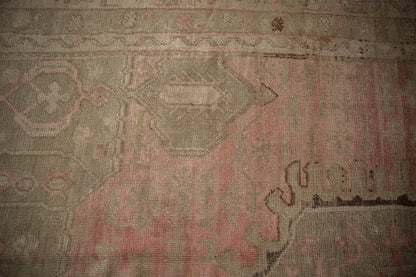 15.5x19.5 Vintage Distressed Oushak Carpet