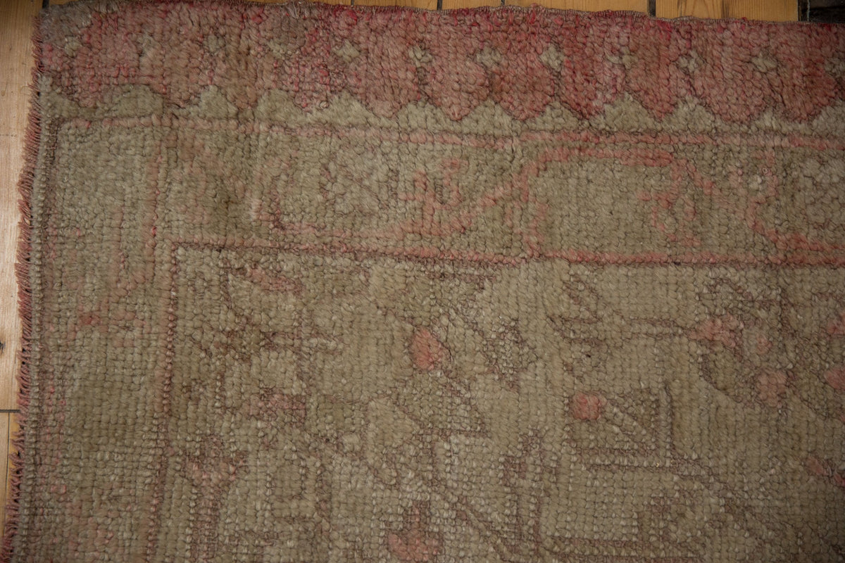 15.5x19.5 Vintage Distressed Oushak Carpet