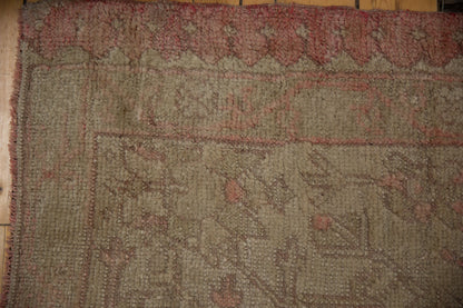 15.5x19.5 Vintage Distressed Oushak Carpet