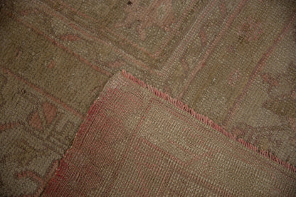 15.5x19.5 Vintage Distressed Oushak Carpet