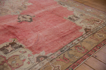7.5x11 Vintage Distressed Oushak Carpet