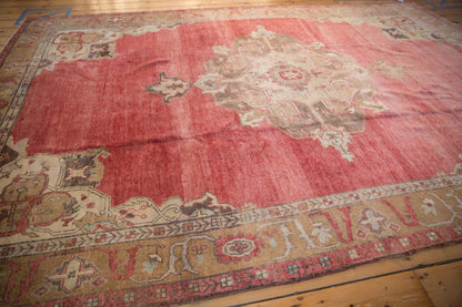 7.5x11 Vintage Distressed Oushak Carpet