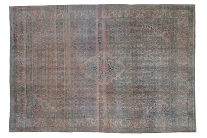 7x10.5 Vintage Distressed Bijar Carpet