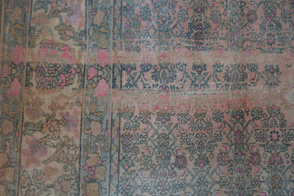 7x10.5 Vintage Distressed Bijar Carpet