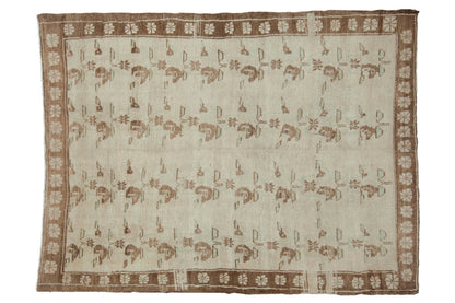 6x8.5 Vintage Distressed Oushak Carpet