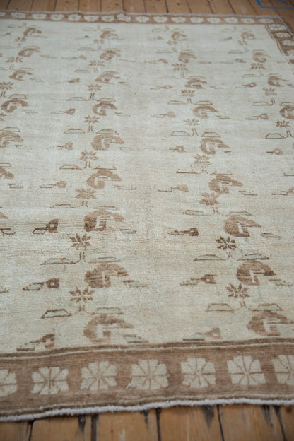 6x8.5 Vintage Distressed Oushak Carpet