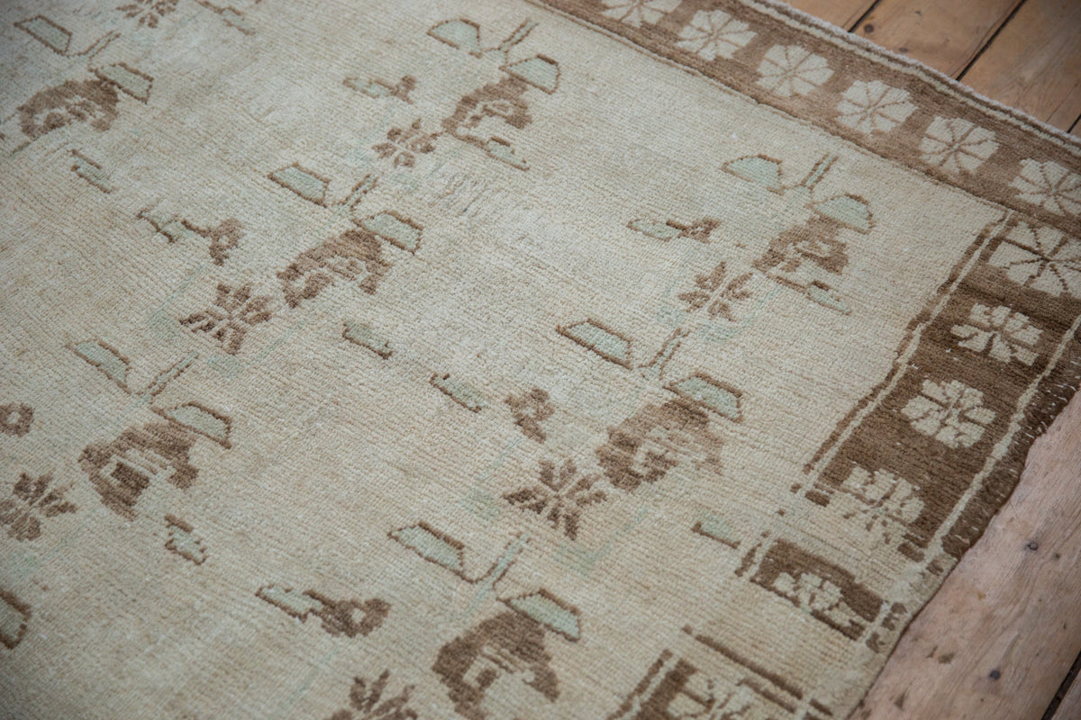 6x8.5 Vintage Distressed Oushak Carpet