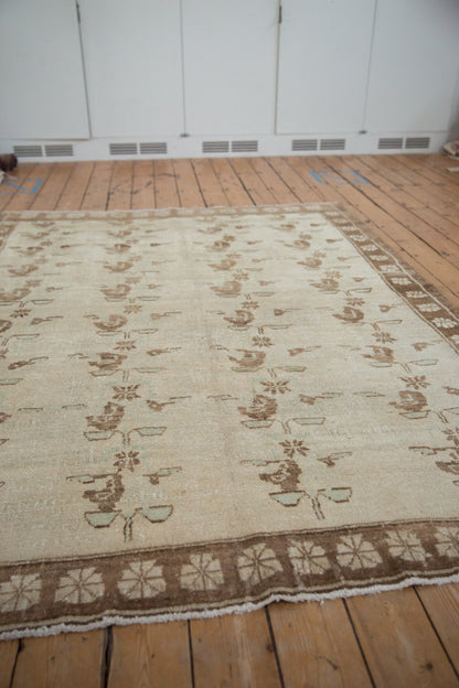 6x8.5 Vintage Distressed Oushak Carpet