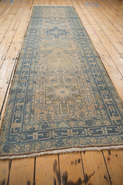 3x11 Vintage Distressed Karaja Rug Runner