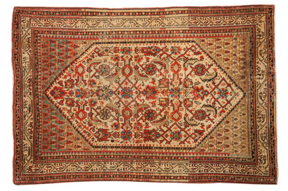 3.5x5 Vintage Distressed Serbend Rug