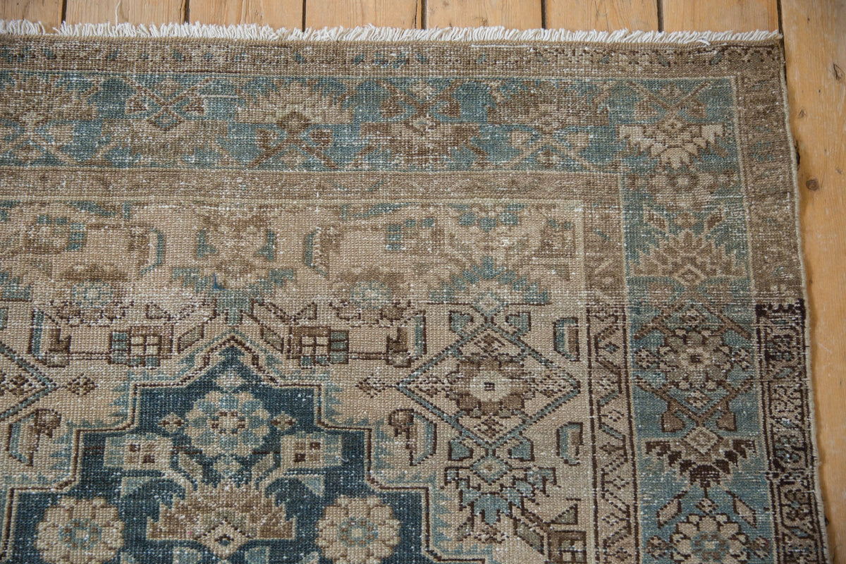 4x6.5 Vintage Distressed Hamadan Rug