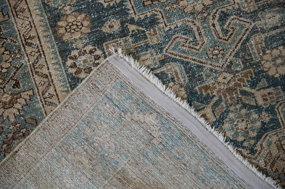 4x6.5 Vintage Distressed Hamadan Rug