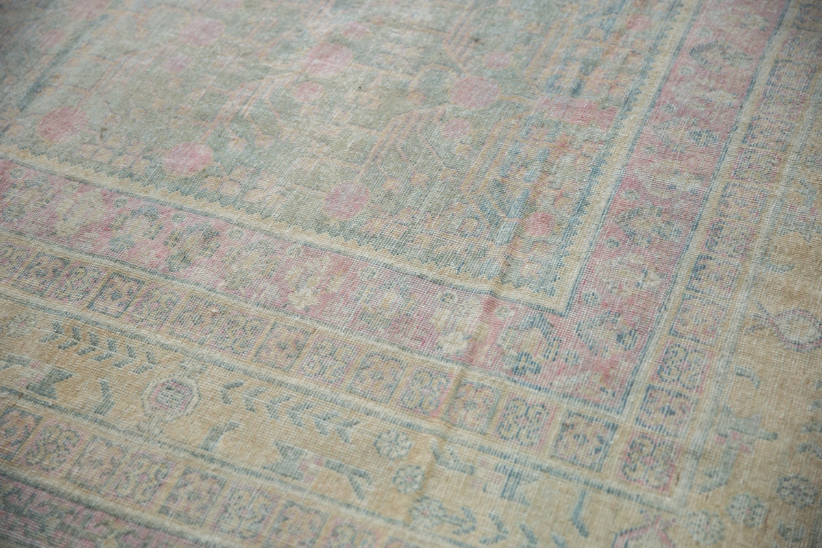 9x17.5 Vintage Distressed Khotan Carpet