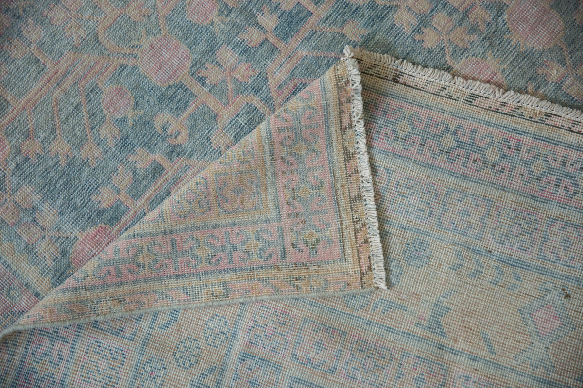 9x17.5 Vintage Distressed Khotan Carpet