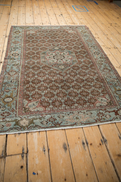4x6 Antique Distressed Malayer Rug