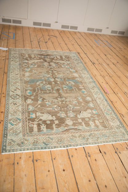 4x6.5 Vintage Distressed Hamadan Rug