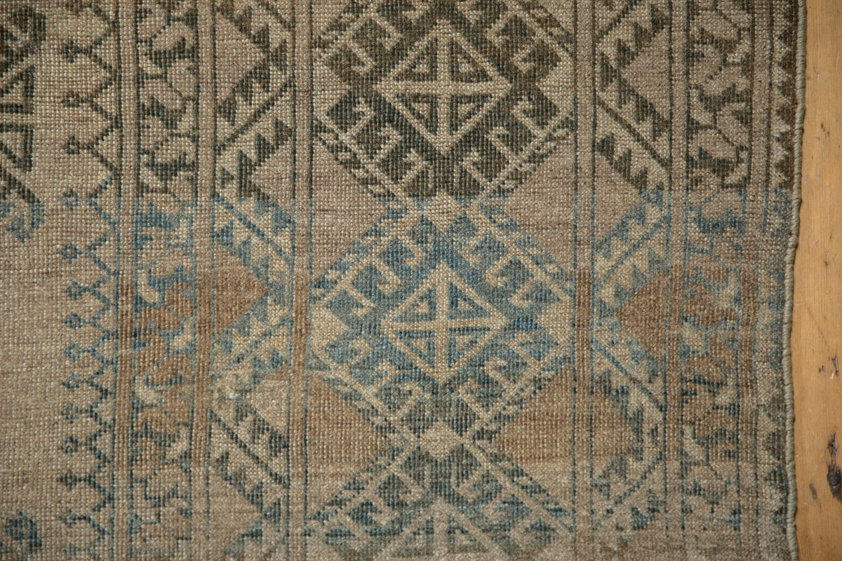 8.5x11.5 Vintage Distressed Ersari Carpet