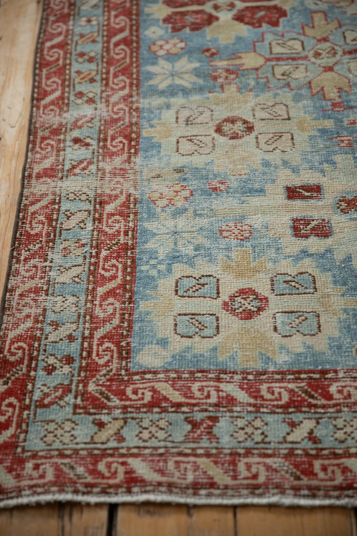 3.5x10.5 Antique Distressed Northwest Persian Rug Runner