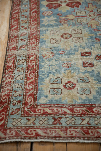3.5x10.5 Antique Distressed Northwest Persian Rug Runner