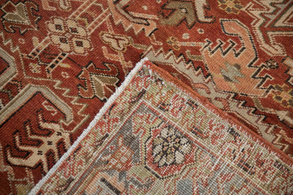 8x10.5 Vintage Distressed Mehrivan Carpet