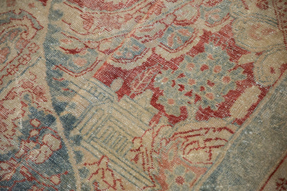 10.5x17.5 Vintage Distressed Mahal Carpet