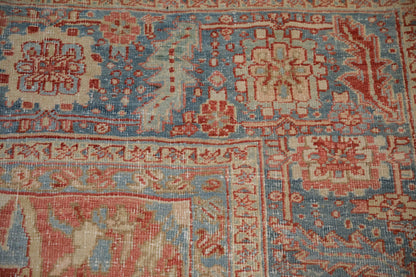 RESERVED 10x13 Vintage Distressed Heriz Carpet