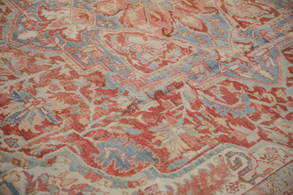 RESERVED 10x13 Vintage Distressed Heriz Carpet