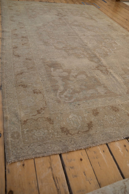 6x10 Vintage Distressed Oushak Carpet