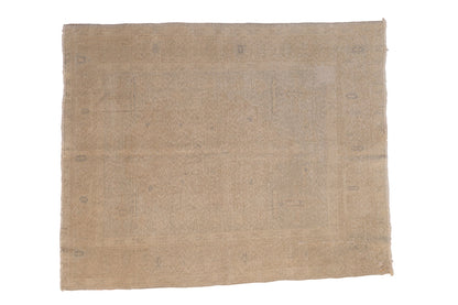 5.5x6.5 Vintage Distressed Oushak Carpet