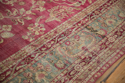 8.5x11.5 Antique Distressed Yezd Carpet