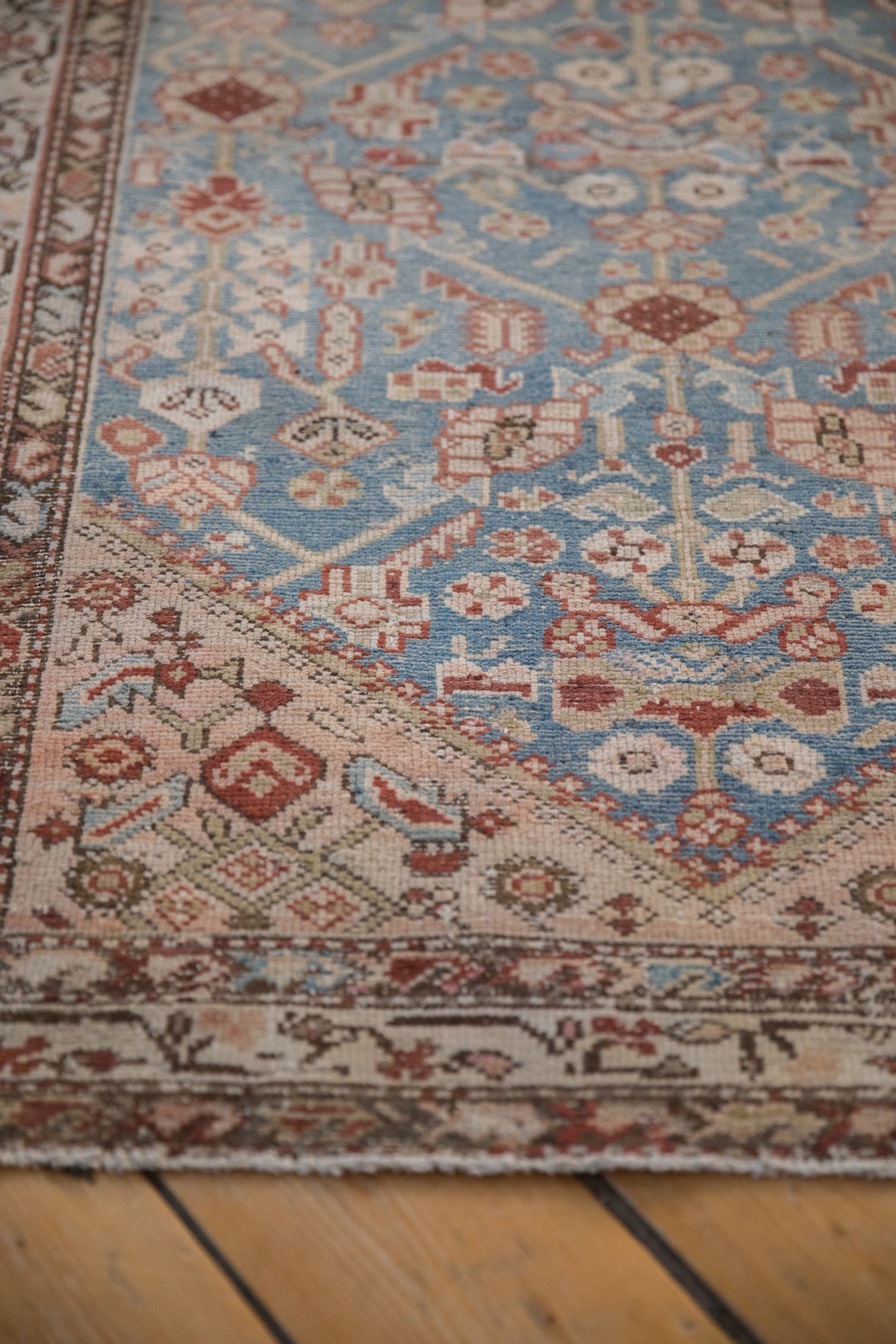3x13.5 Antique Distressed Malayer Rug Runner