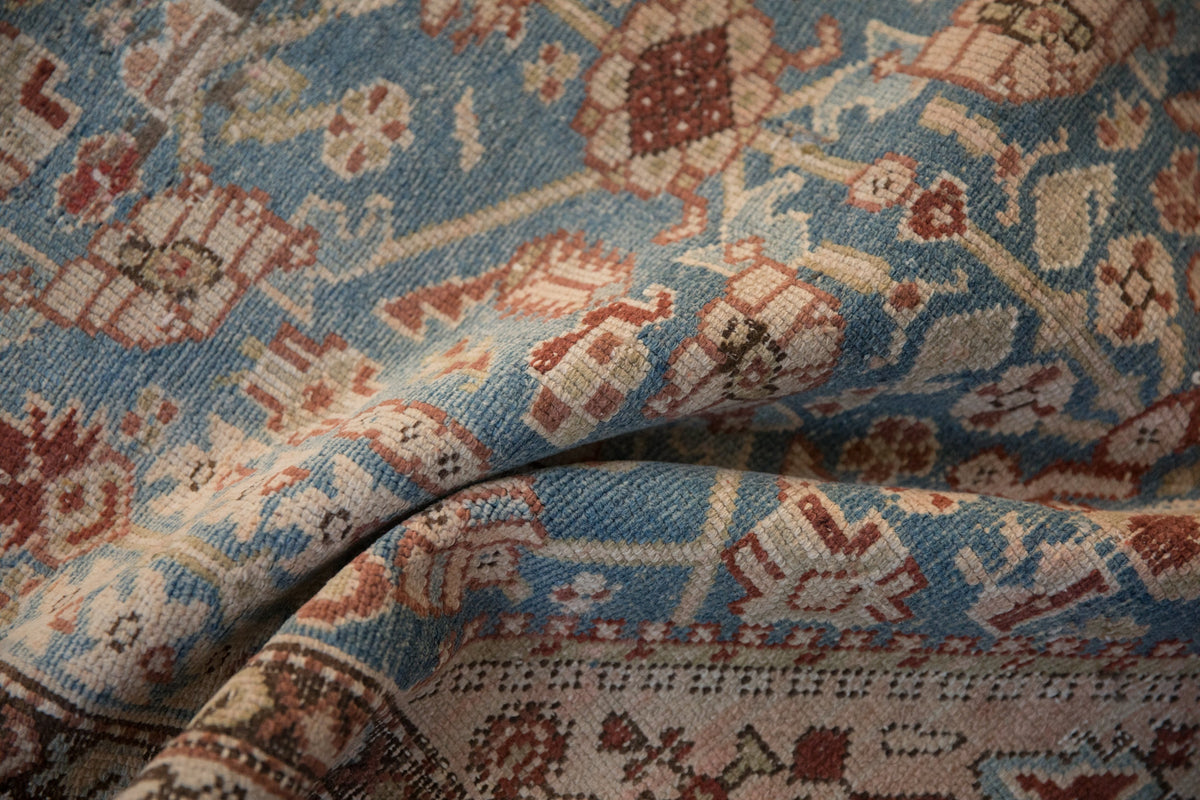 3x13.5 Antique Distressed Malayer Rug Runner