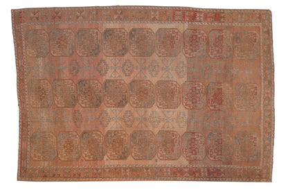7x10.5 Vintage Distressed Ersari Carpet