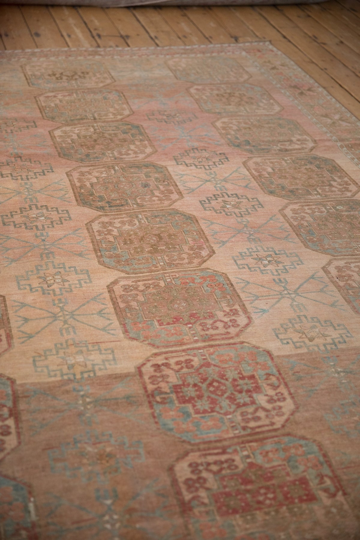 7x10.5 Vintage Distressed Ersari Carpet