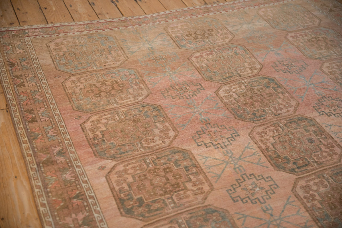 7x10.5 Vintage Distressed Ersari Carpet