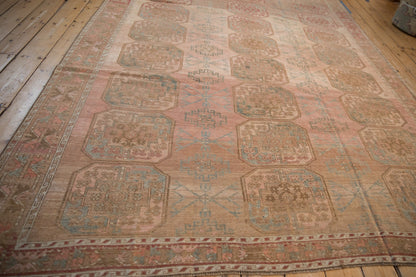 7x10.5 Vintage Distressed Ersari Carpet