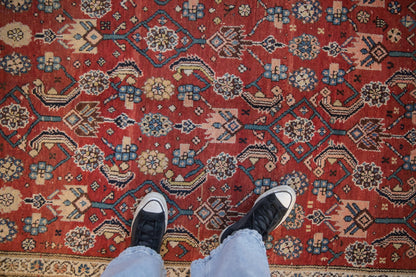 8.5x10.5 Vintage Kurdish Hamadan Carpet