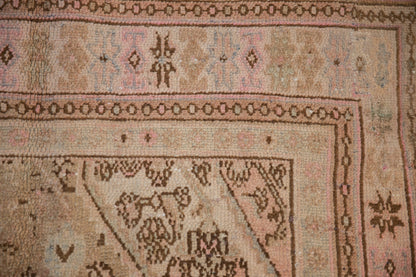 7x10 Vintage Distressed Overdyed Bibikabad Carpet