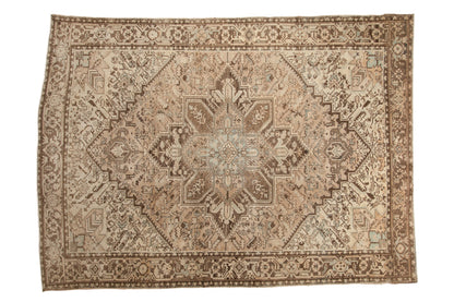 8x11 Vintage Distressed Mehrivan Carpet