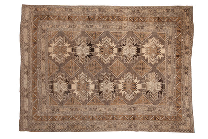 7x9.5 Vintage Distressed Kars Carpet